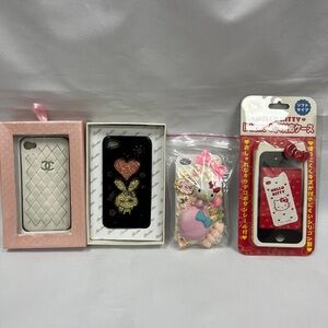 Lot of 4 Cute iPhone 4/4S cases